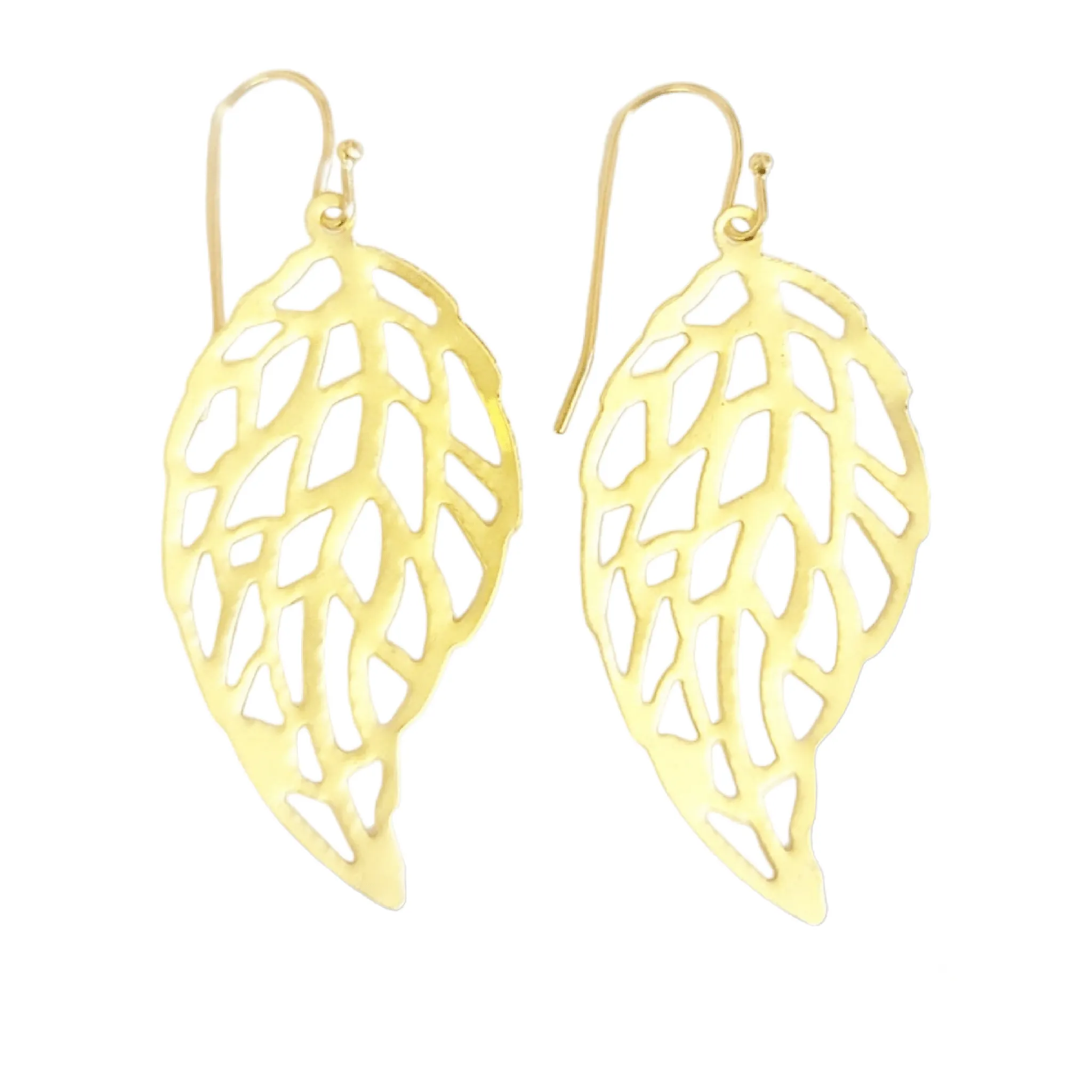 Gold Leaf Earrings