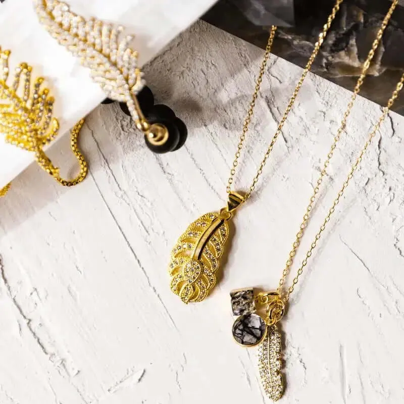 Gold Leaf Necklace