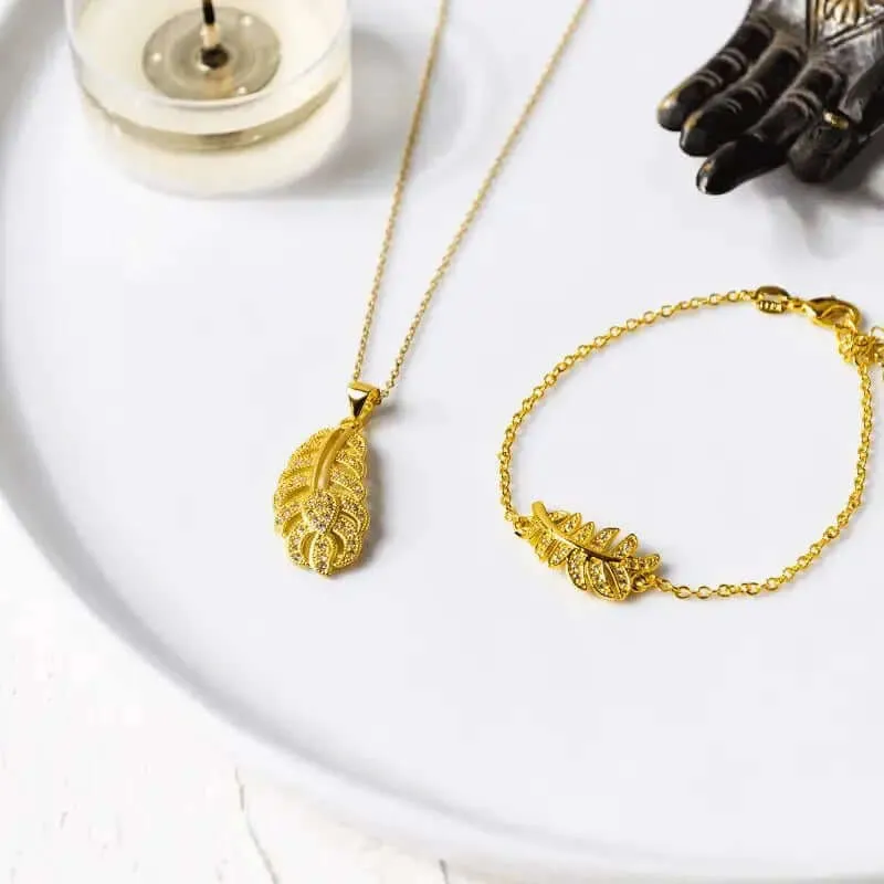 Gold Leaf Necklace