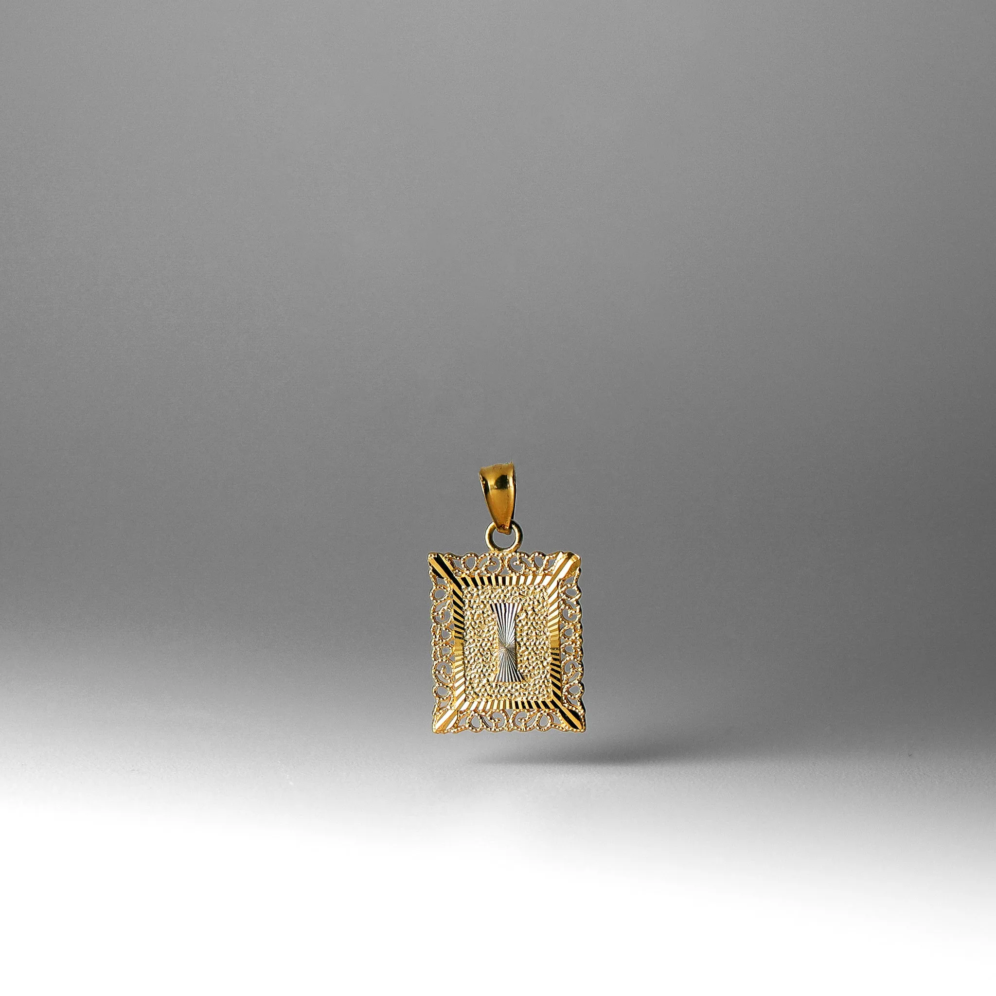 Gold Letter I Pendants | A-Z Gold Pendants