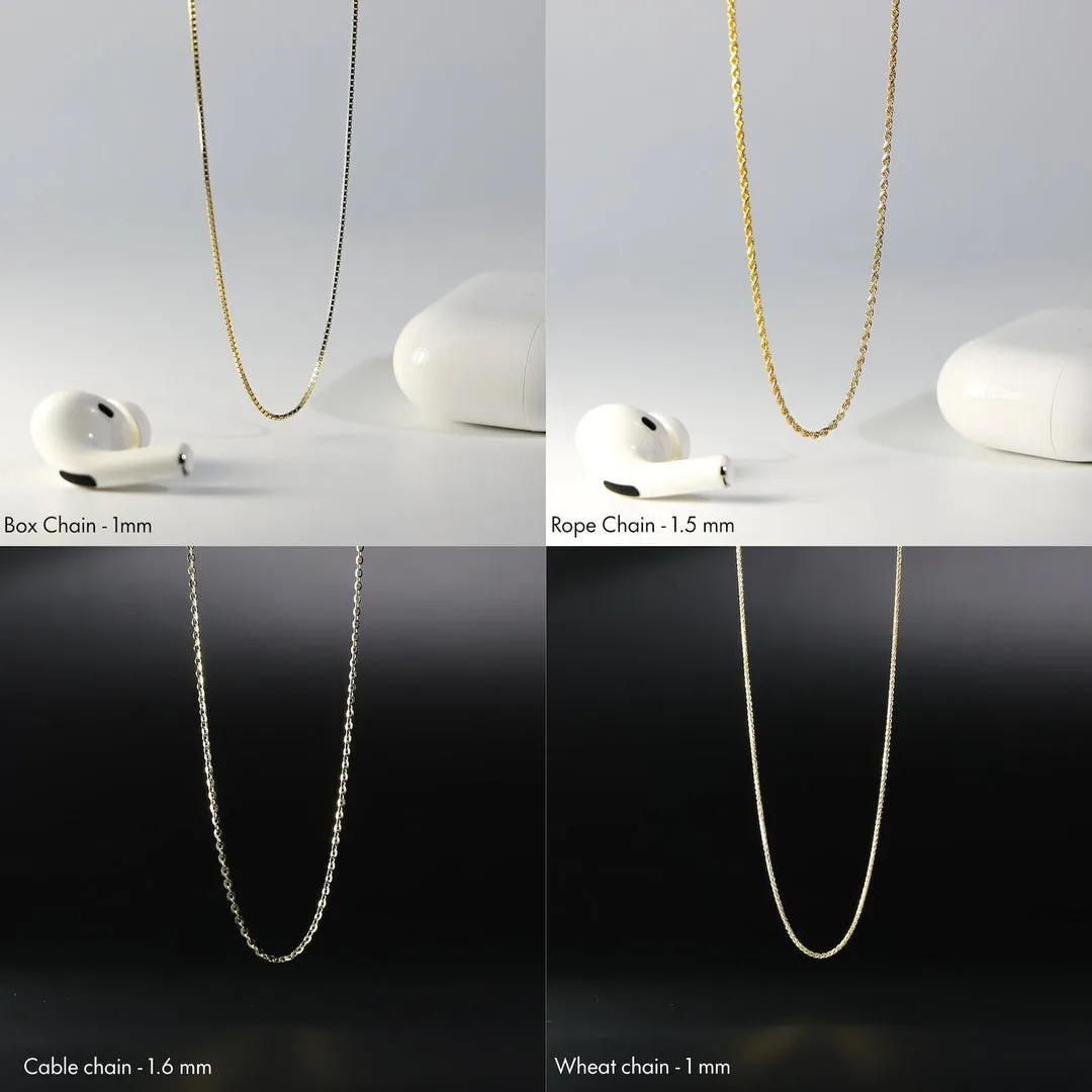 Gold Letter J Pendants | A-Z Gold Pendants