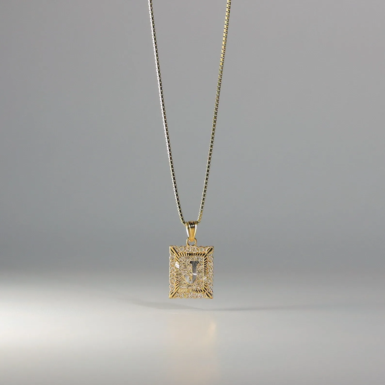 Gold Letter J Pendants | A-Z Gold Pendants