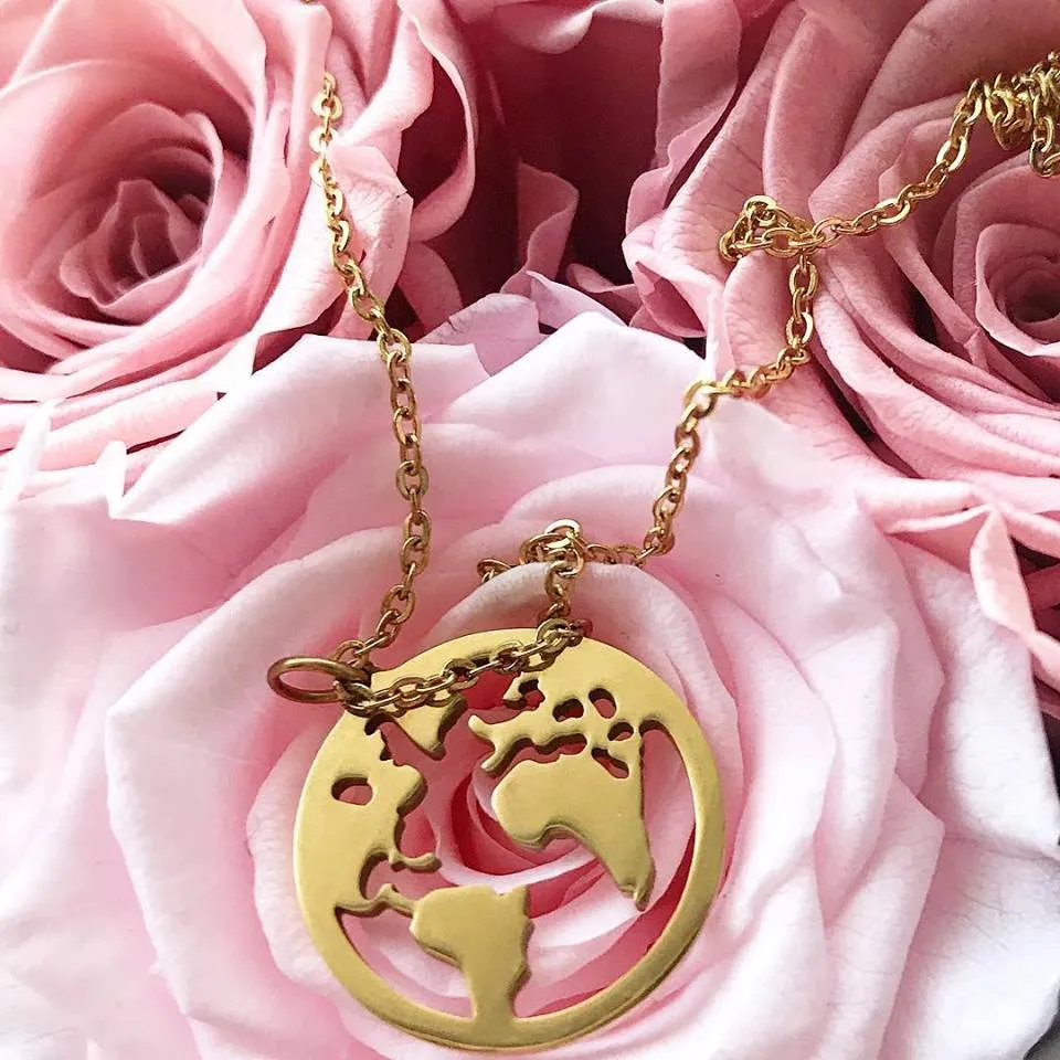 Gold - 'MY WORLD' Necklace