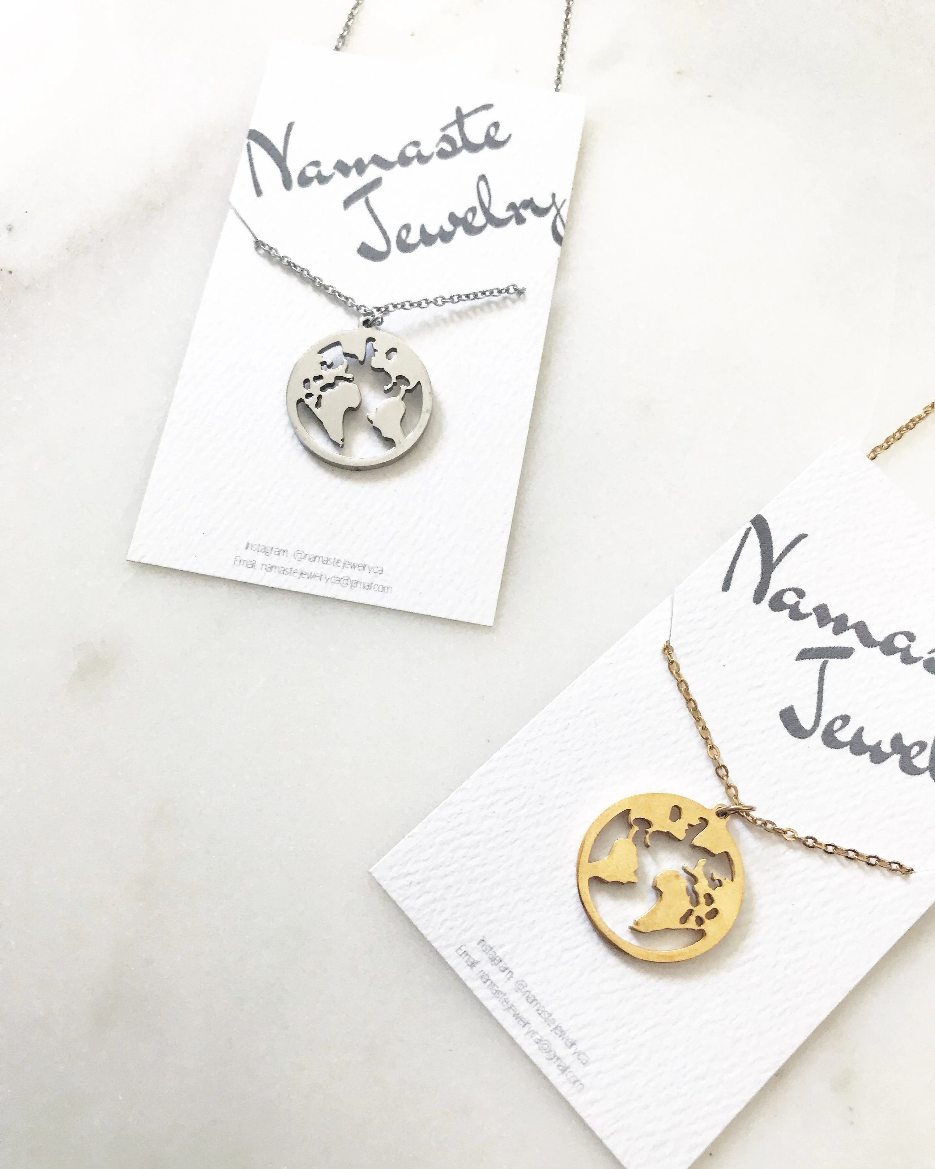 Gold - 'MY WORLD' Necklace