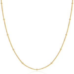 Gold Orb Chain Necklace