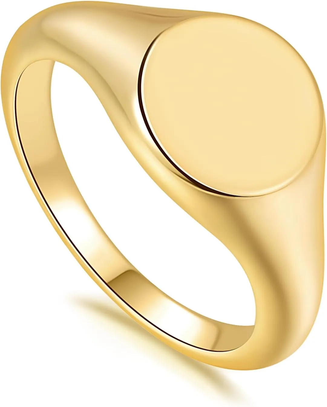 Gold Rings For women 14K Gold Jewelry Non Tarnish Everyday Jewelry Minimalist Statement Waterproof Rings For Women 5,6,7,8,9