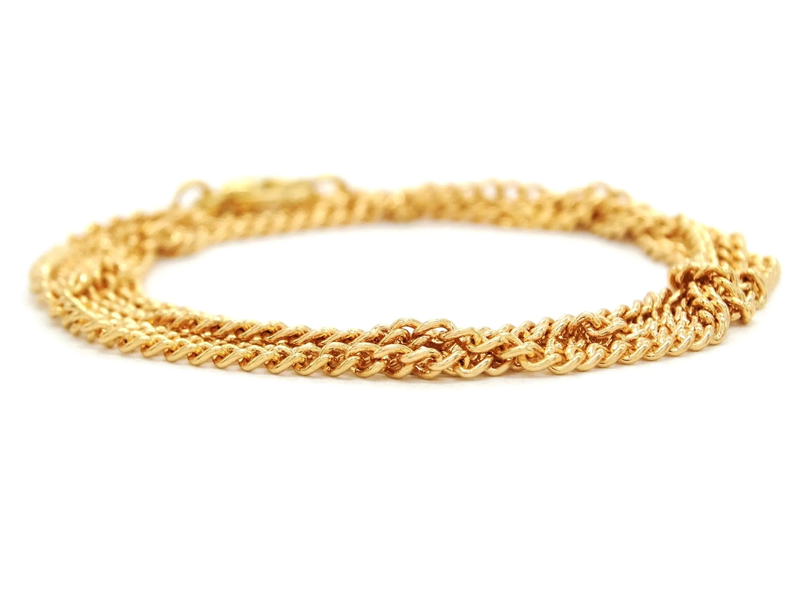 Gold Thin Chain Necklace