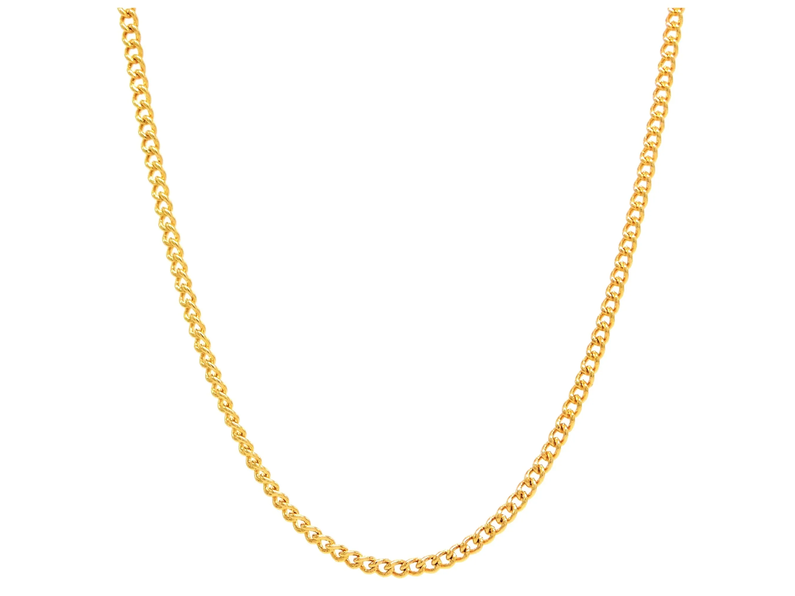 Gold Thin Chain Necklace
