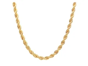 Gold Thin Rope Necklace