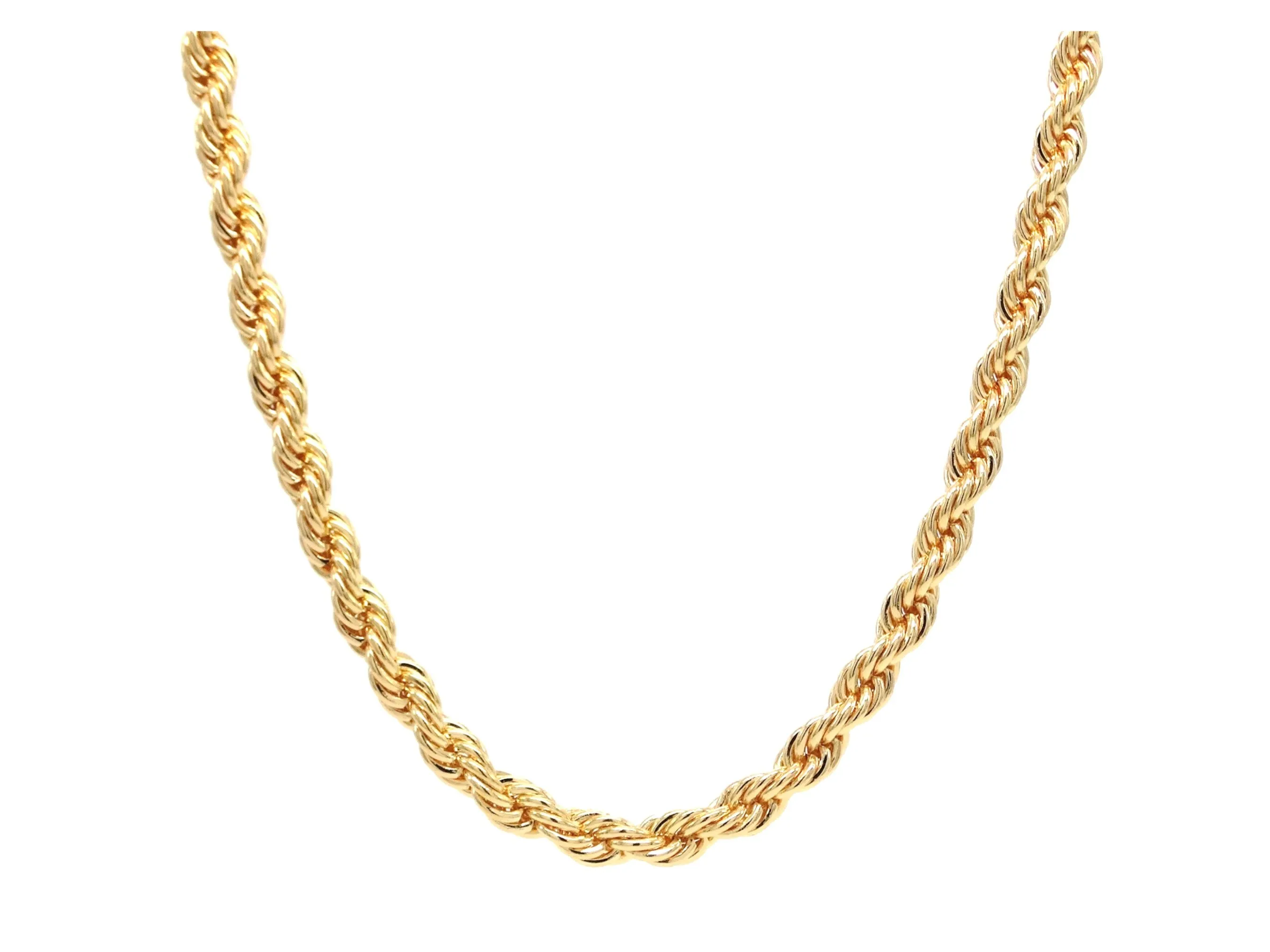 Gold Thin Rope Necklace