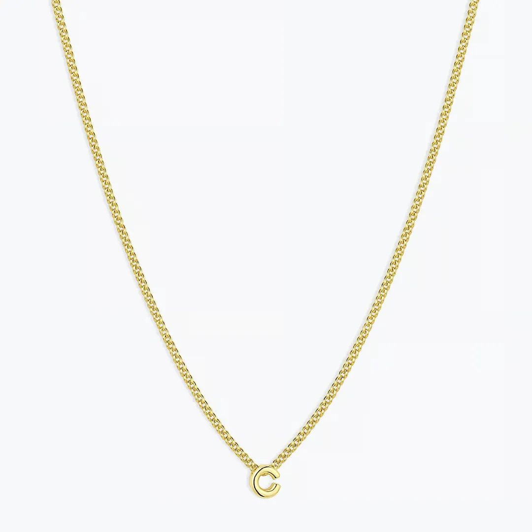 Gorjana Wilder Mini Alphabet Necklace