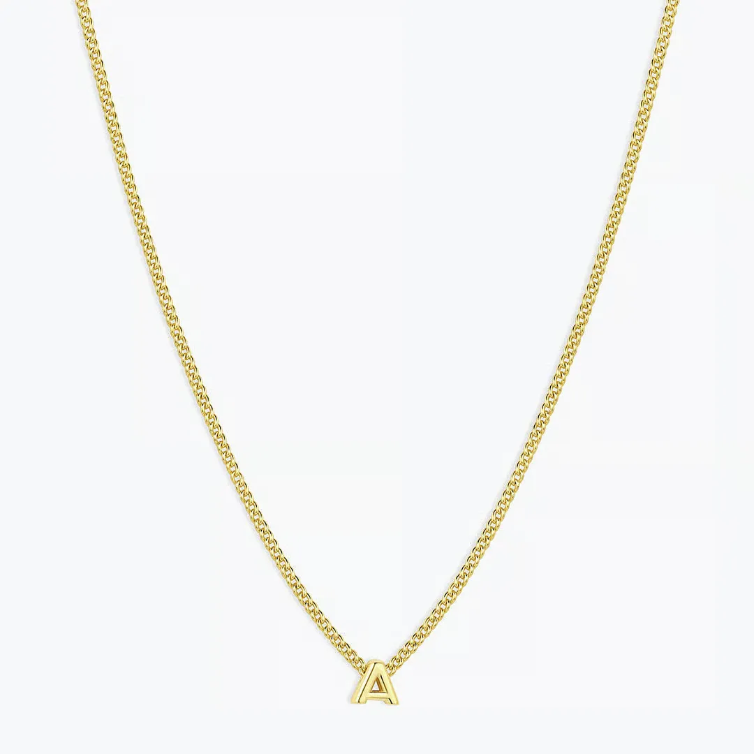 Gorjana Wilder Mini Alphabet Necklace
