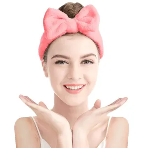 Hair Band for Girls and Women Makeup Face Washing Headband Towel Soft Coral Fleece Hair Band