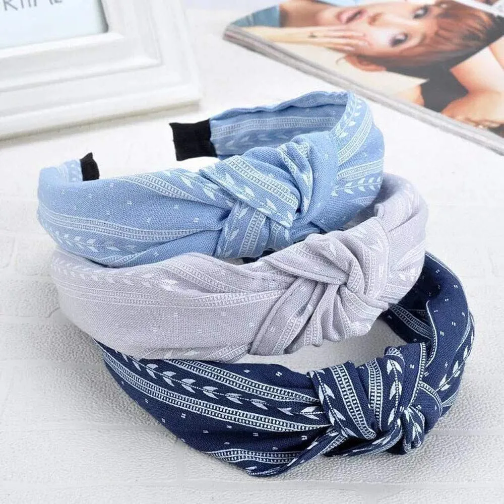 Hair Bands for Lady Women Pearls Knotted Head Bands Handmade Jewelry Hair Bands Wedding Hair Accessories