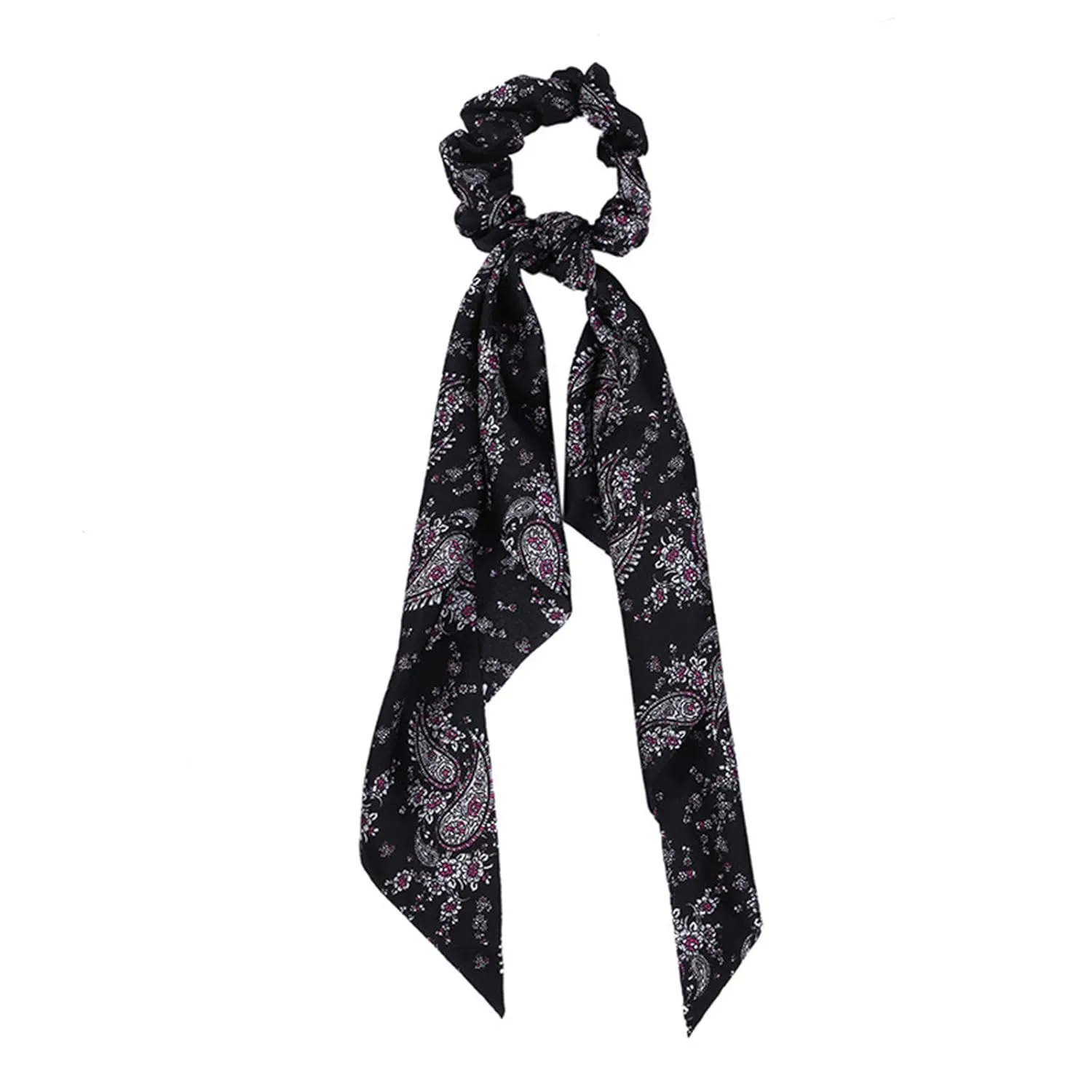 Hair Rope Ladies Hair Accessories Hair Women's Streamers 6PCS Jewelry Ring Large Print Hair Headband Bow Knotted Headband