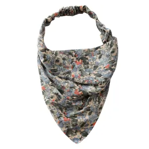 Hair Scarf Boho Floral Print Headband Head Kerchief Turban Headbands Triangle Hair Bandana Hair Accessores (E, One Size)