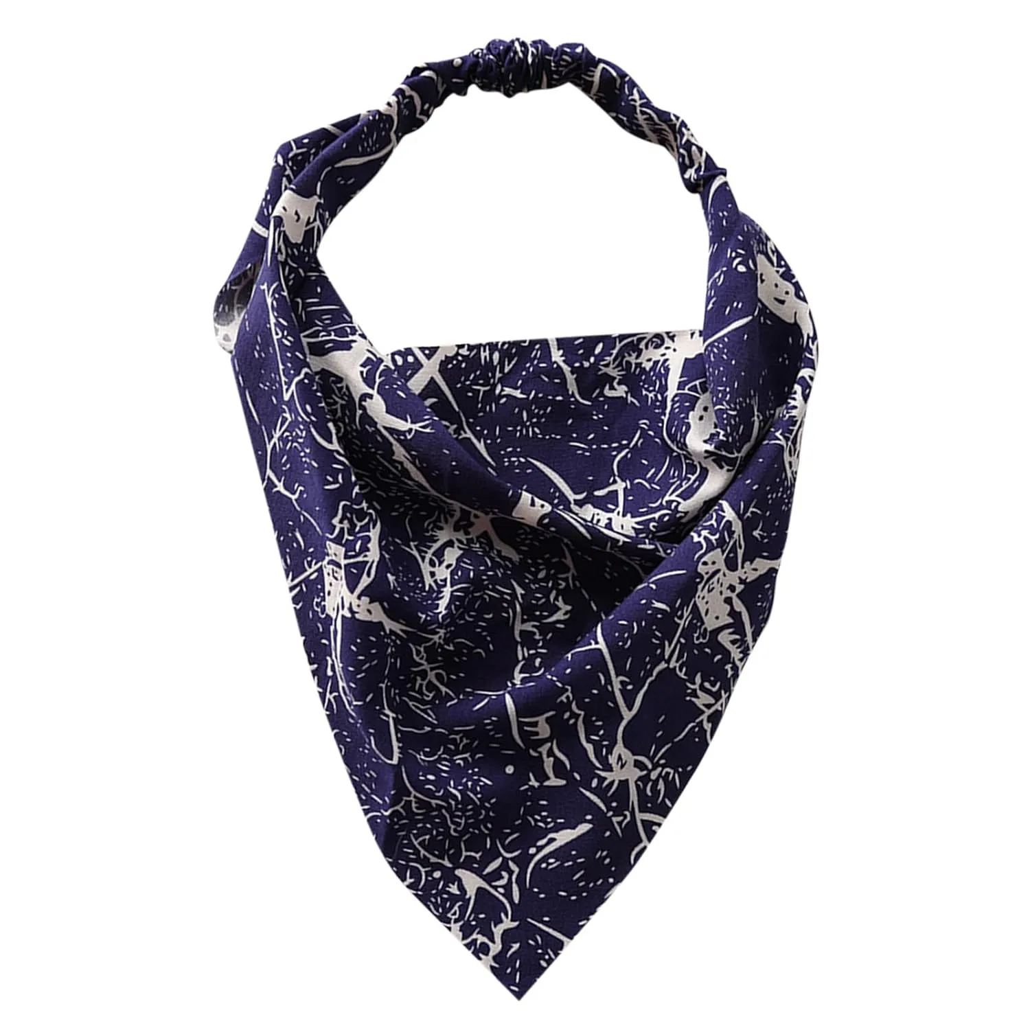 Hair Scarf Boho Floral Print Headband Head Kerchief Turban Headbands Triangle Hair Bandana Hair Accessores (I, One Size)