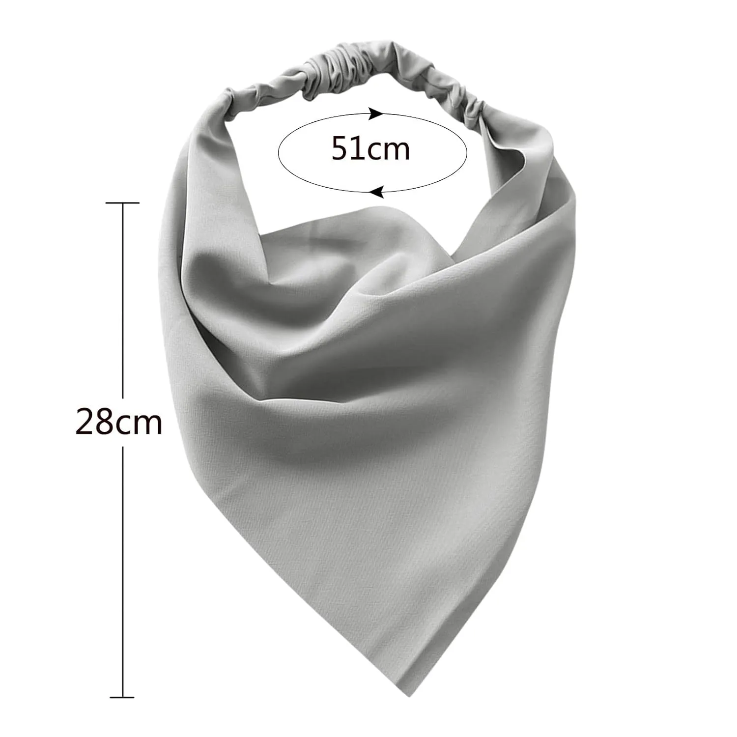Hair Scarf Boho Floral Print Headband Head Kerchief Turban Headbands Triangle Hair Bandana Hair Accessores (I, One Size)