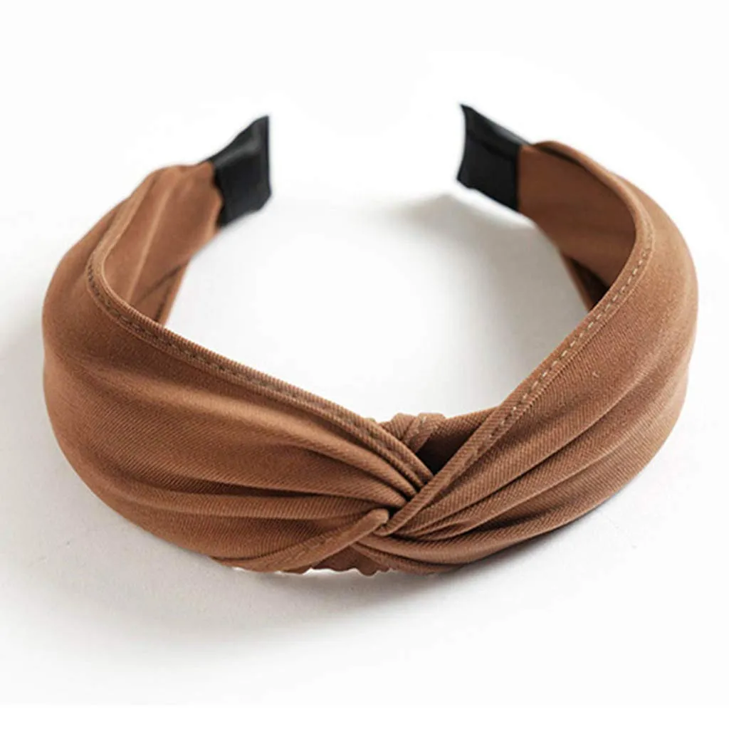 Hair Velvet Bow Band Headwrap Hairband Wide-Brimm Color Tie Women Headband Headband Headbands with Rubber Ends Stretchy