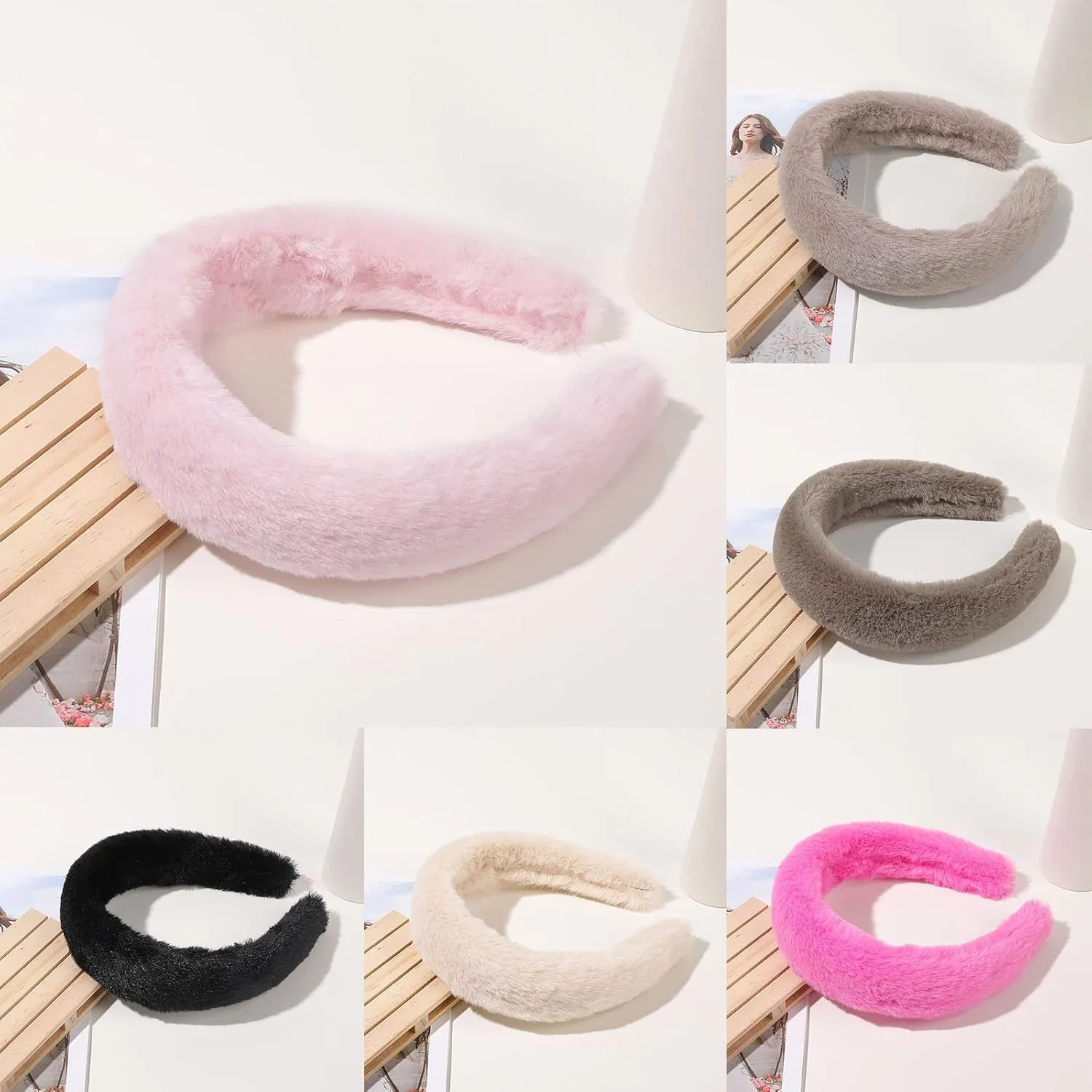 hairband for washing face hair Hair Accessories Plush Hair Band Headband Knotted Headband Wash wide headbands for women