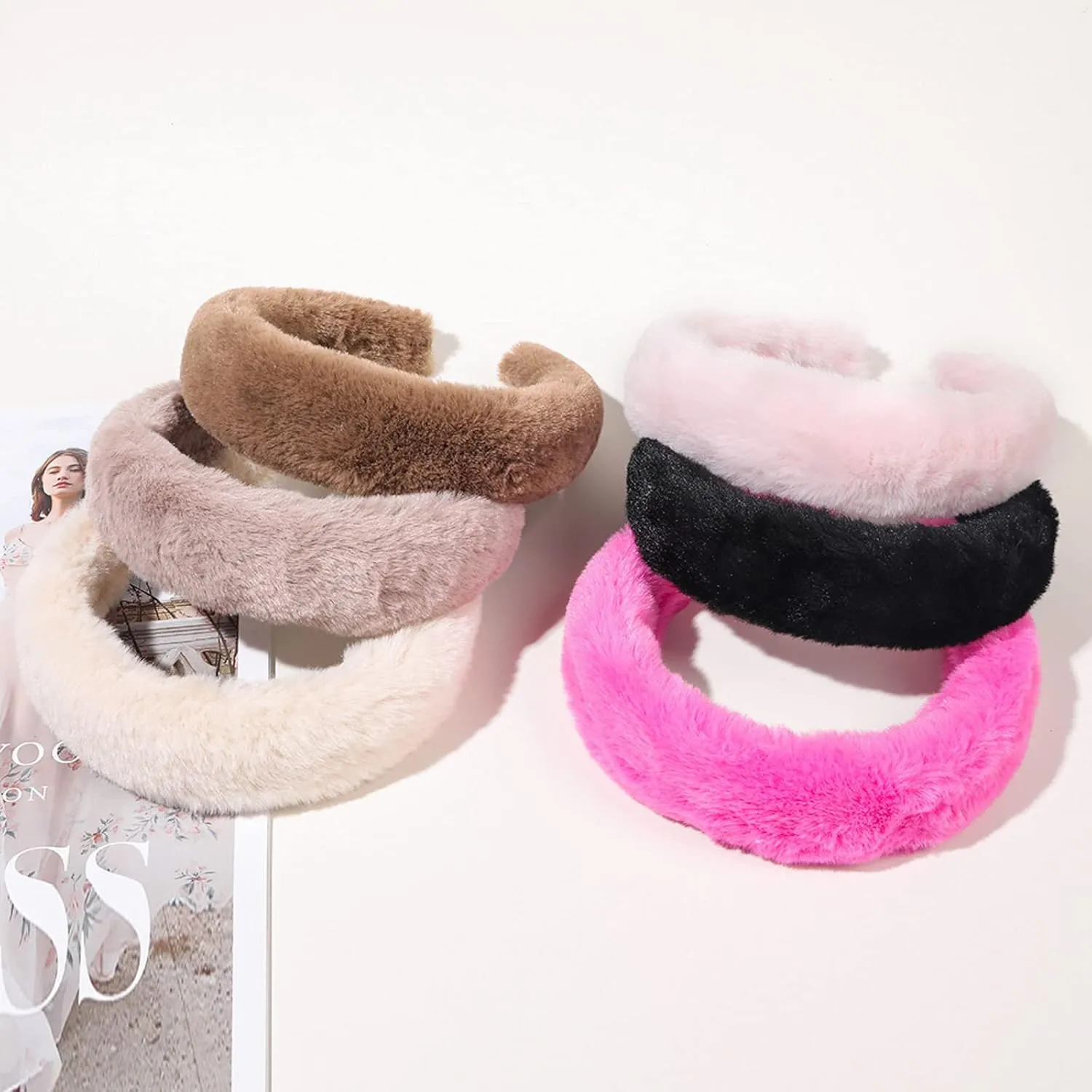 hairband for washing face hair Hair Accessories Plush Hair Band Headband Knotted Headband Wash wide headbands for women