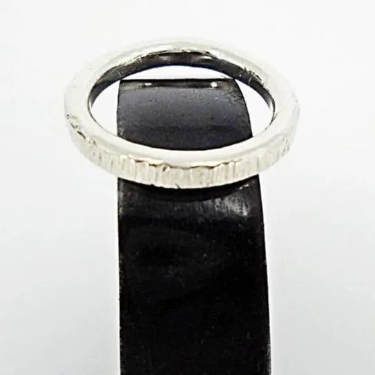 Handcrafted .925 Sterling Silver Hammered Thumb Ring | Bold & Comfy Vibes