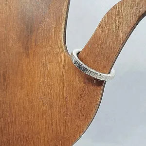 Handcrafted .925 Sterling Silver Hammered Thumb Ring | Bold & Comfy Vibes