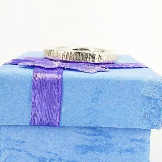 Handcrafted .925 Sterling Silver Hammered Thumb Ring | Bold & Comfy Vibes