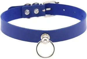 Handmade Leather Choker Necklace Women Adjustable Hip Hop Costume Cosplay Nightclub Punk Neck Collar Choker