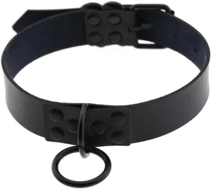 Handmade Women Gothic Choker Necklace Adjustable Costume Cosplay Nightclub Party Punk Leather Neck Collar Choker