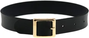 Handmade Women Leather Neck Collar Choker Necklace Adjustable Hip Hop Costume Cosplay Nightclub Punk Choker
