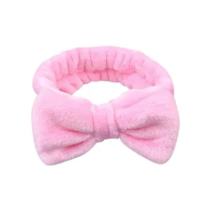 Head band for Women Girls Shower Washing Face Hair Band Soft Coral Fleece Head Wraps