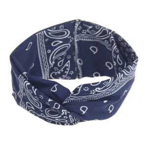 Headbands for Women and Girls Boho Bandeau Headbands Floral Printed Hair Band Fashion Hair Accessories