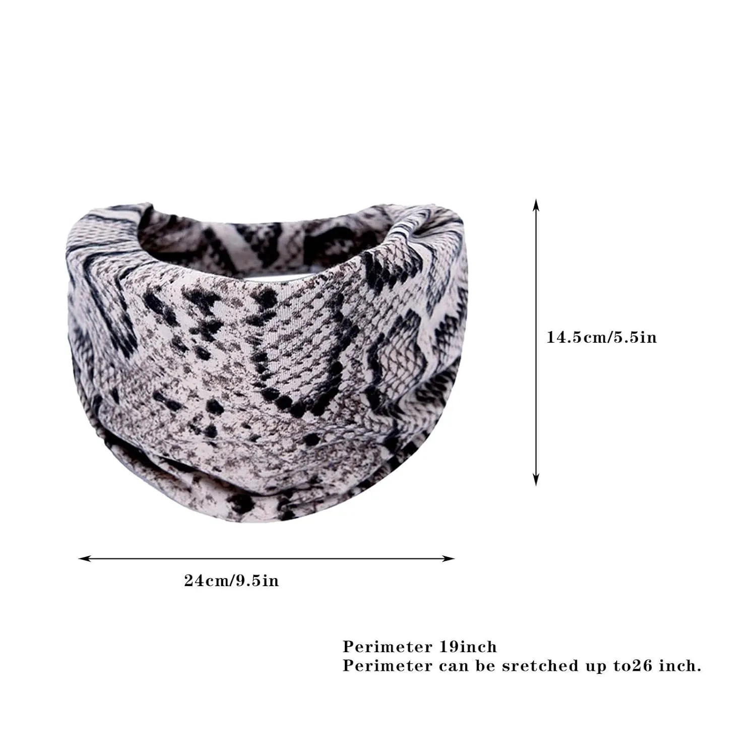 Headbands for Women and Girls Boho Bandeau Headbands Floral Printed Non Slip Headbands Outdoor Hair Accessories
