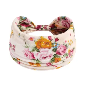 Headbands for Women and Girls Boho Bandeau Headbands Knot Floral Printed Hair Band Fashion Hair Accessories