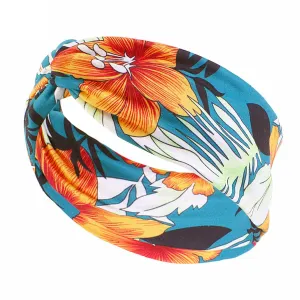 Headbands For Women Boho Bandeau Headbands Floral Printed Hair Band Fashion Hair Accessories