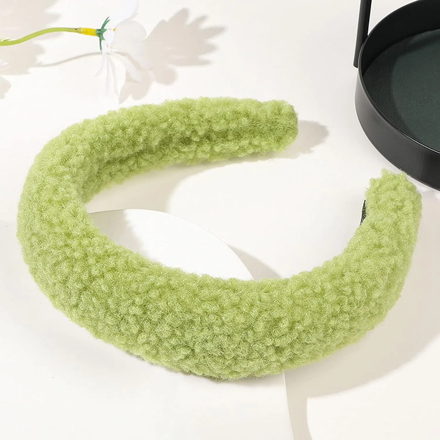 Headbands for Women Girls Beaded Hair Hoop Headband Elastic Rhinestone Hair Bands Hair Accessories for Daily Festival