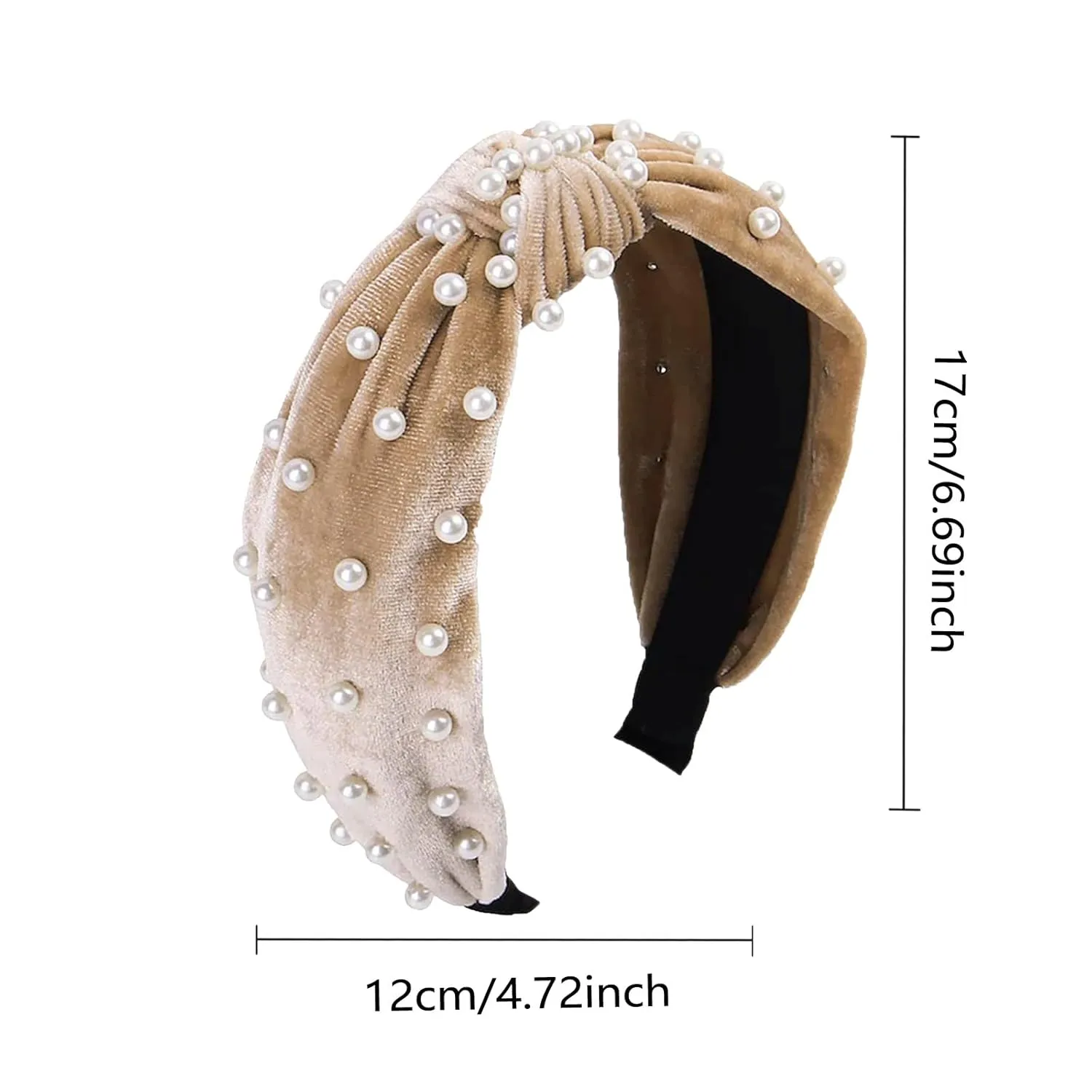 Headbands for Women Girls Beaded Hair Hoop Headband Handmade Jewelry Hair Bands Hair Accessories for Daily Festival