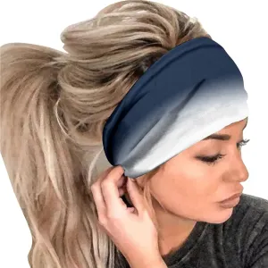 Headbands for Women Head Bands Boho Non Slip Hair Bands Elastic Hair Accessories (B, One Size)