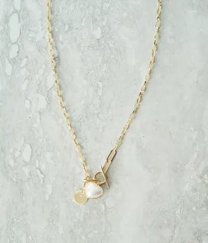 Heart of gold necklace