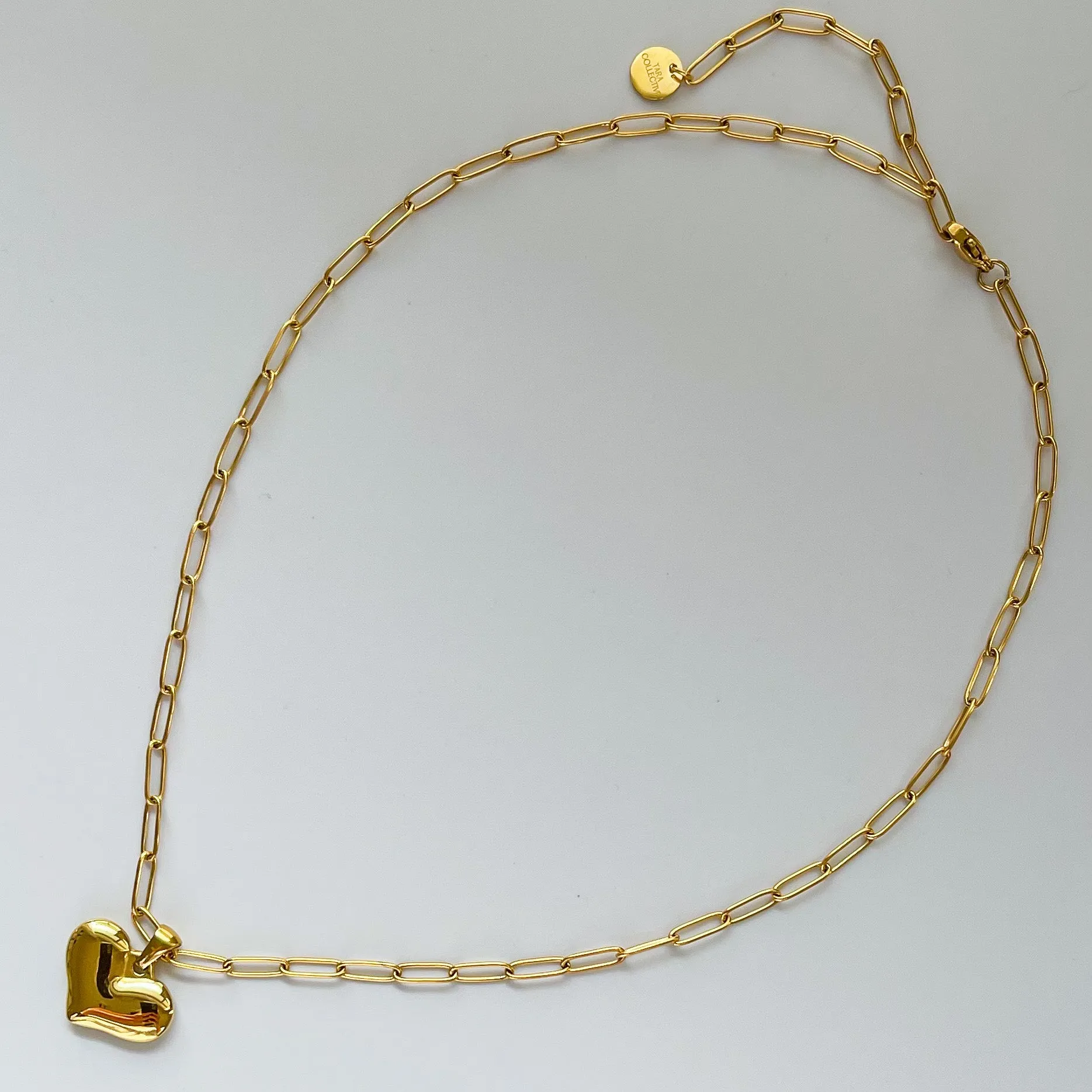 Heart Pendant Necklace | 18K Gold Plated