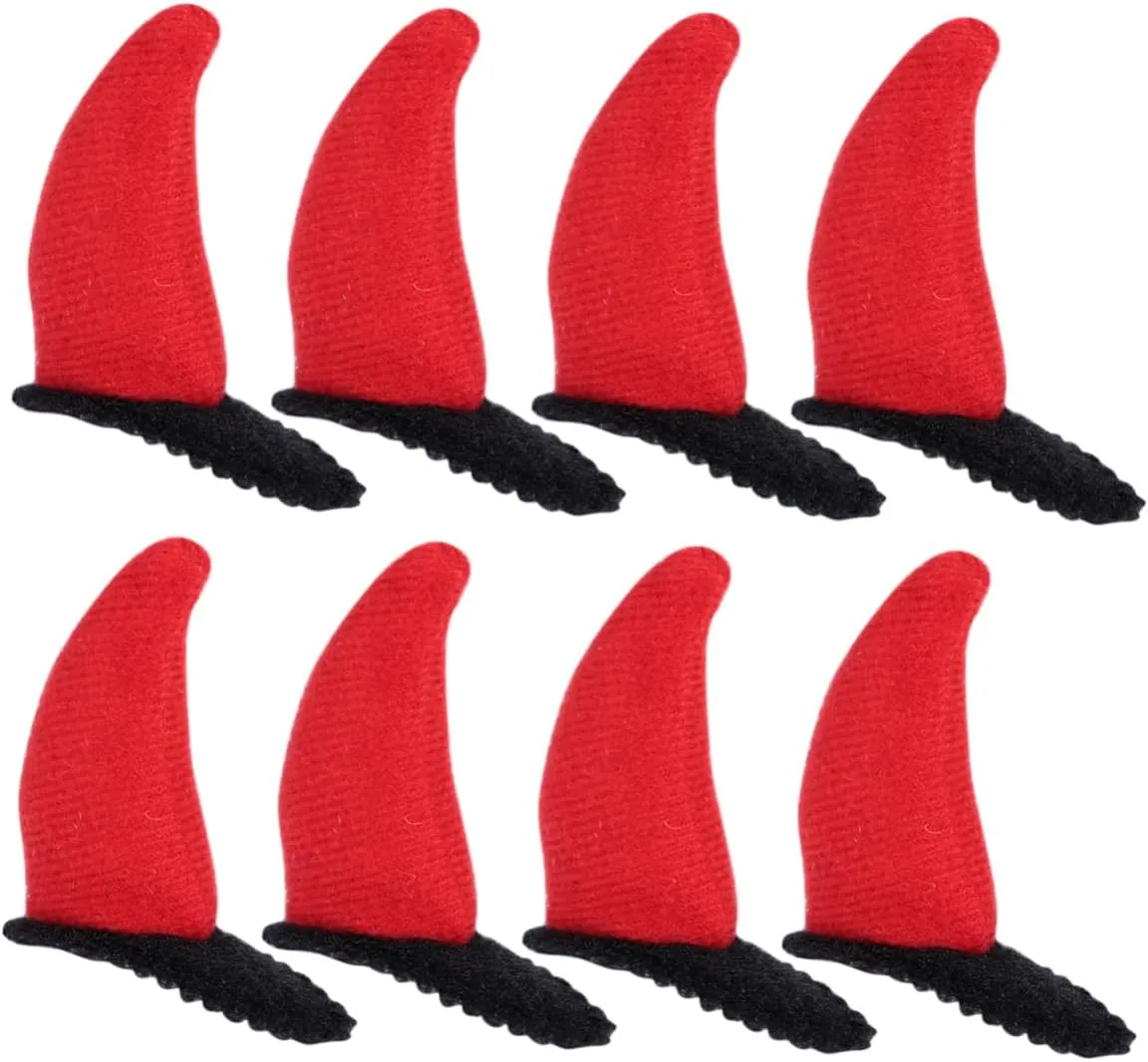 Homoyoyo 10Pcs Horn Hair Clips Halloween Party Headwear Accessories for Cosplay for Adults for Halloween Costumes and Festivities