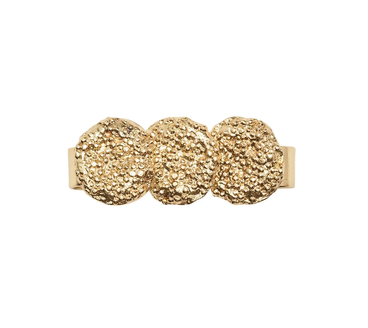 Icons Napkin Ring in Gold