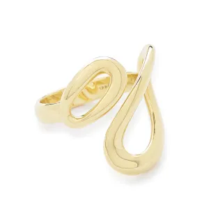 Ippolita Yellow Gold Cherish Bypass Ring