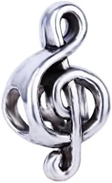 J&M Music Note Charm Bead for Bracelets