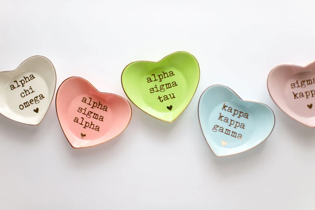 Kappa Alpha Theta Ceramic Ring Dish