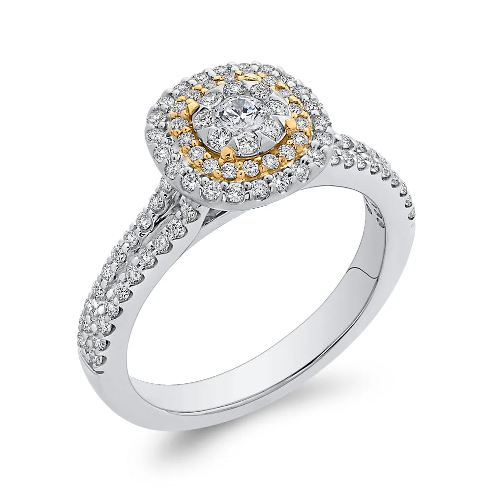 KATARINA 5/8 cttw Diamond Cluster Engagement Ring