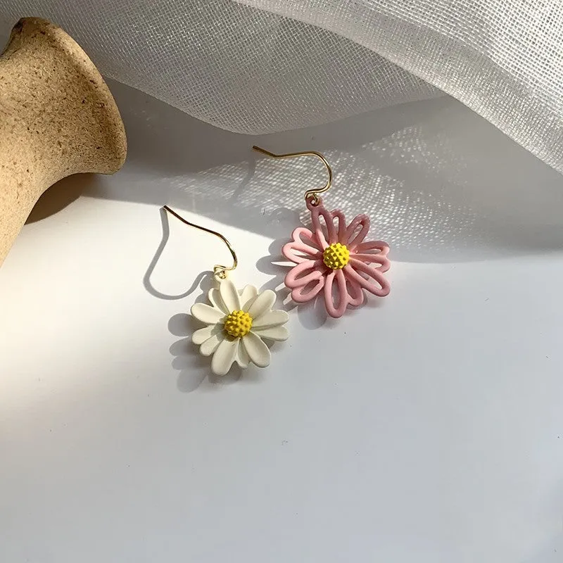 Korean temperament simple female forest earrings