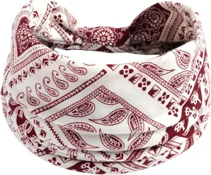 Ladies Headwear Women Elastic Headband Hair Ladies Yoga Exercise Headband Elastic Non Slip Knotted Running Sports (White, One Size)