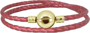 Leather Charm Braided-Double Chain Womens Charm for Bracelets Girl Jewelry 18cm 7.1inches Christmas Halloween 2023